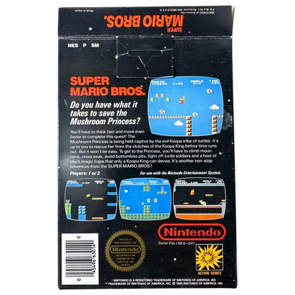 Super Mario Bros [5 Screw] - NES (Rare-First Edition Tabbed Box)