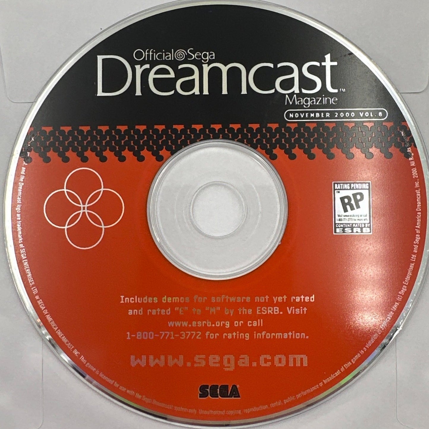 Sega Dreamcast Magazine Disc (Disc Only)