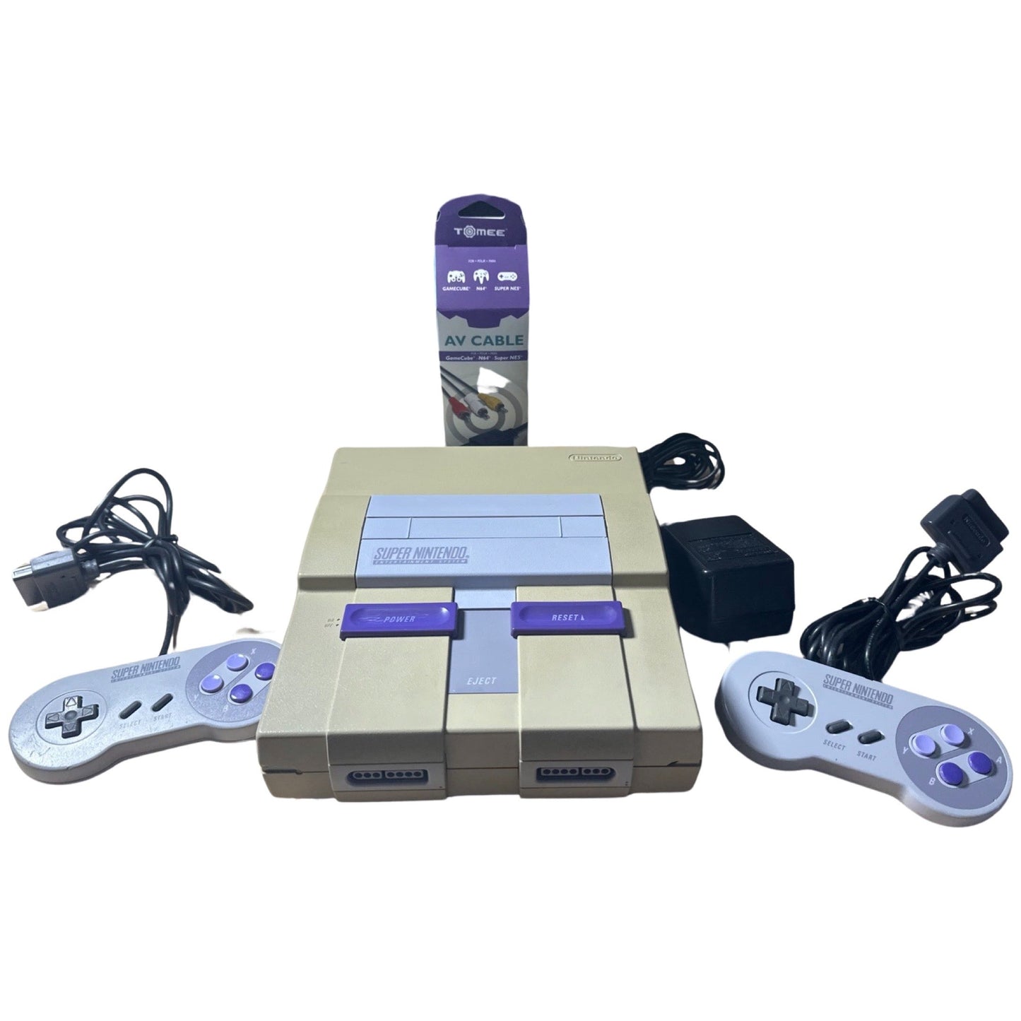 Super Nintendo (With 2 Controllers)