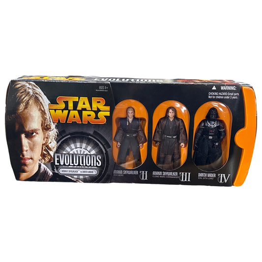 Star Wars Evolutions Anakin Skywalker to Darth Vader Action Figure Pack #2