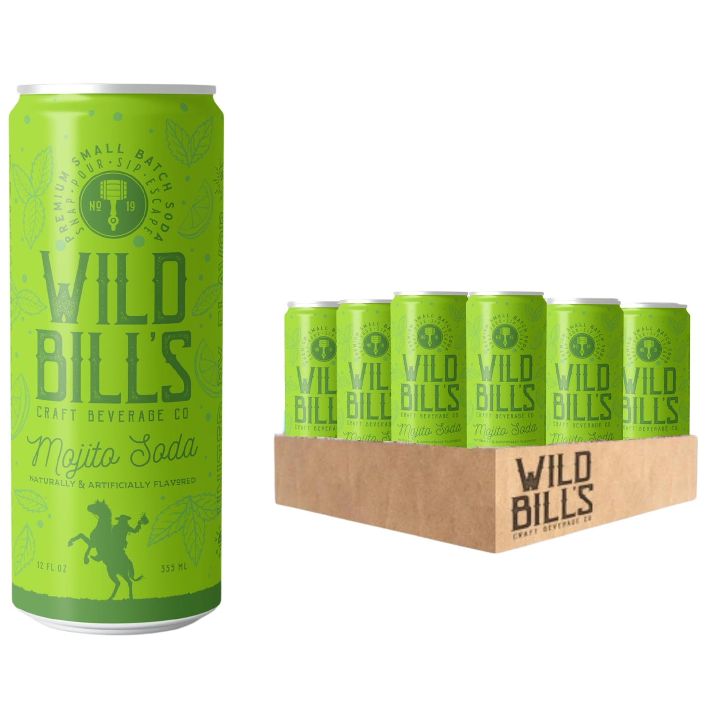 Wild Bill’s Mojito Soda (12oz)
