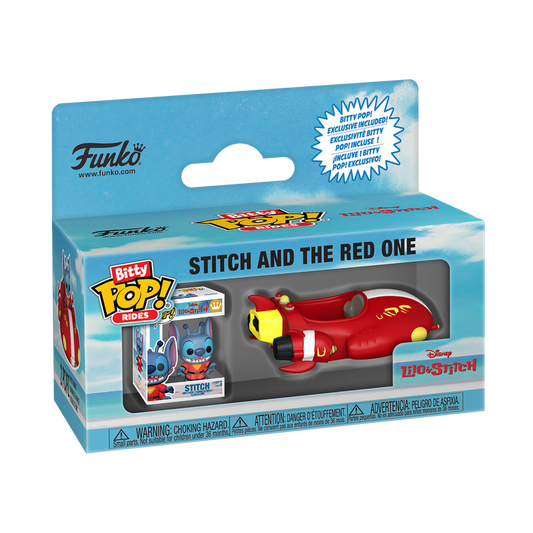 Funko POP! Bitty Rides: Stitch and the Red One