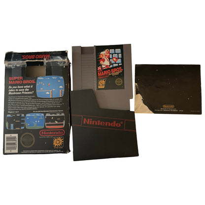 Super Mario Bros [5 Screw] - NES (Rare-First Edition Tabbed Box)