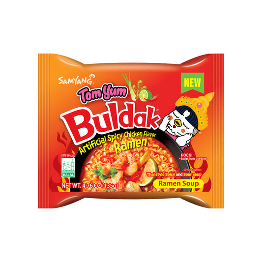 Samyang Buldak Tom Yum Spicy Ramen (135g) (Korea)