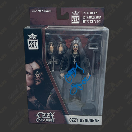 Ozzy Osbourne signed BSTAXN Action Figure (w/ PSA)