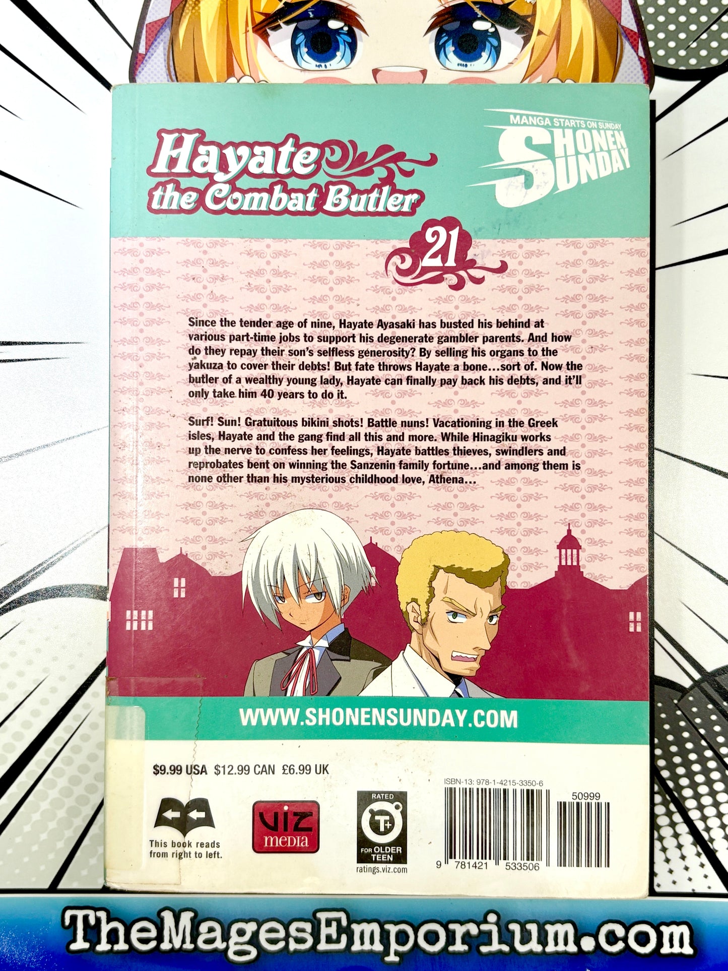 Hayate the Combat Butler Vol 21 Ex Library