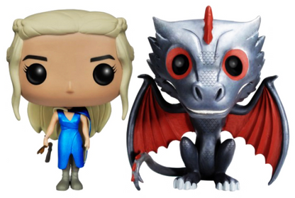 POP! Television: GOT, Daenerys And Drogon (BLK) (MT) (2-PK) Exclusive