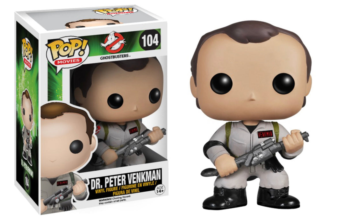 POP! Movies: 104 Ghostbusters, Dr. Peter Venkman