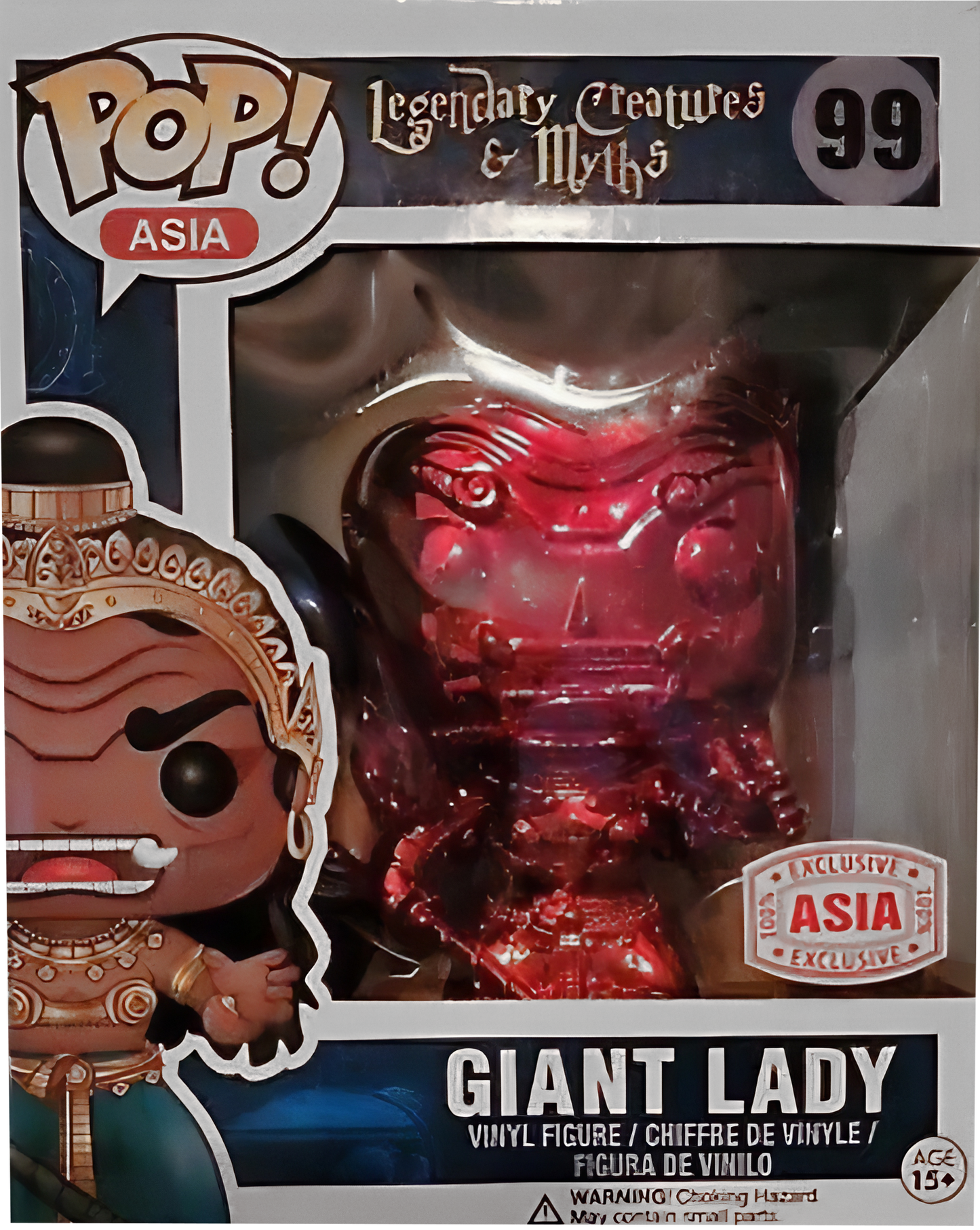 POP! Asia (Super Deluxe): 99 Legendary Creatures, Giant Lady (Red CRM) Exclusive