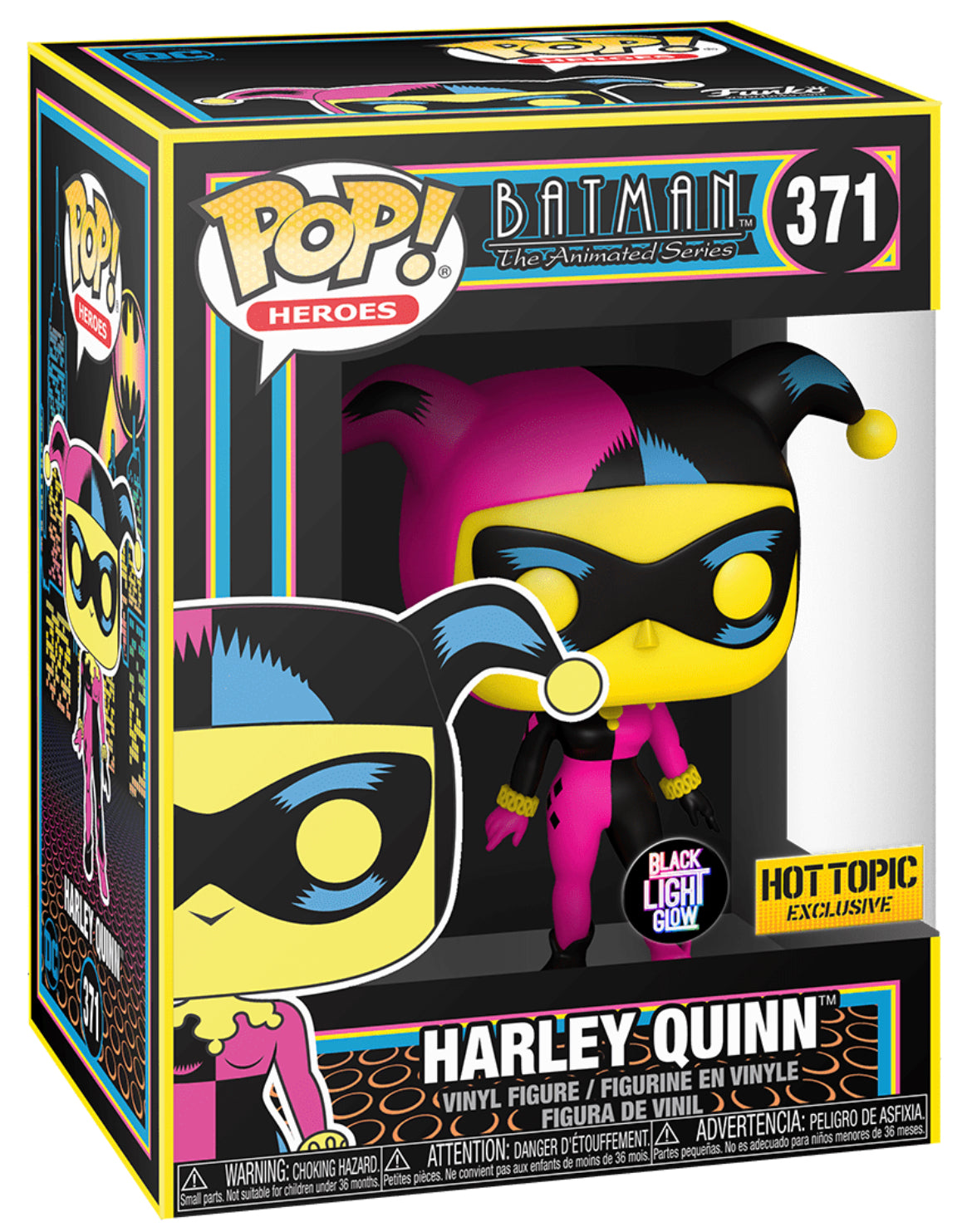 POP! Heroes: 371 Batman (Animated), Harley Quinn (BL) Exclusive