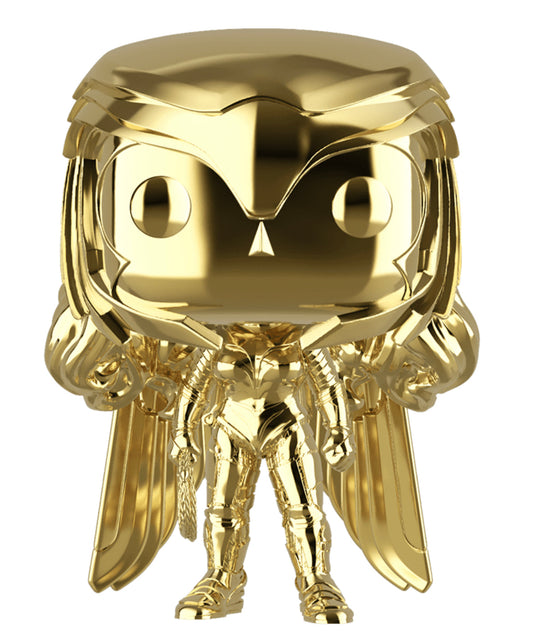 POP! Heroes: 323 WW84, Wonder Woman Golden Armor (Gold CRM) Exclusive