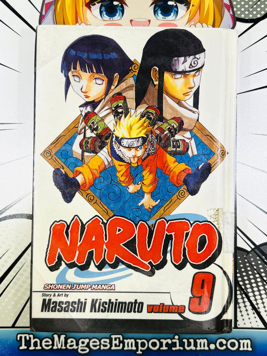 Naruto Vol 9 Hardcover Ex Library