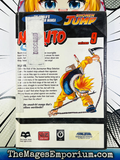 Naruto Vol 9 Hardcover Ex Library