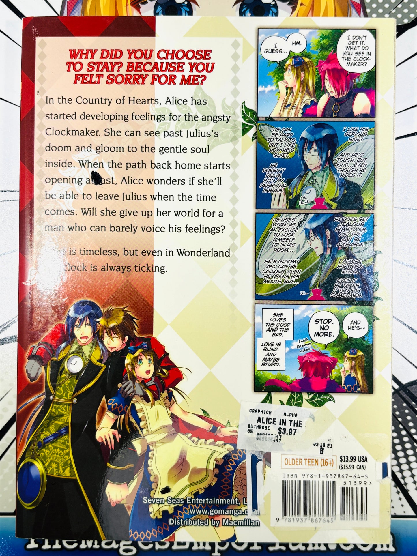 Alice in the Country of Hearts The Clockmaker's Story