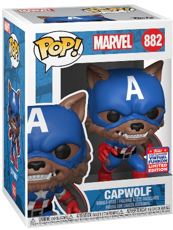 POP! Marvel: 882 Marvel, Capwolf Exclusive