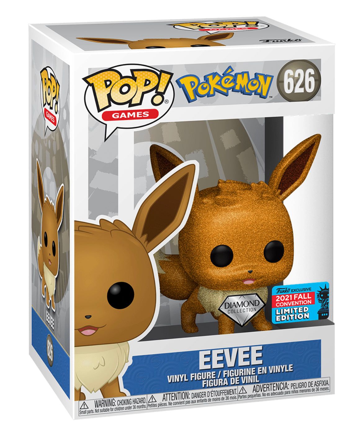 POP! Games: 626 Pokemon, Eevee (DIA) Exclusive