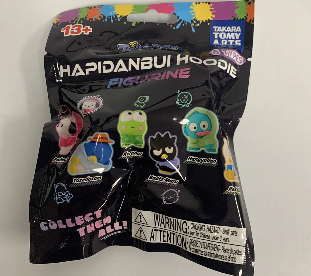 Twinchees Sanrio Hapidanbui Hoodie Figur Mystery Bag (1 Blind Bag)