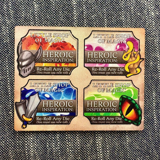 Little Shop of Magic: Heroic Inspiration Token Mini Sheet - Super Anime Store