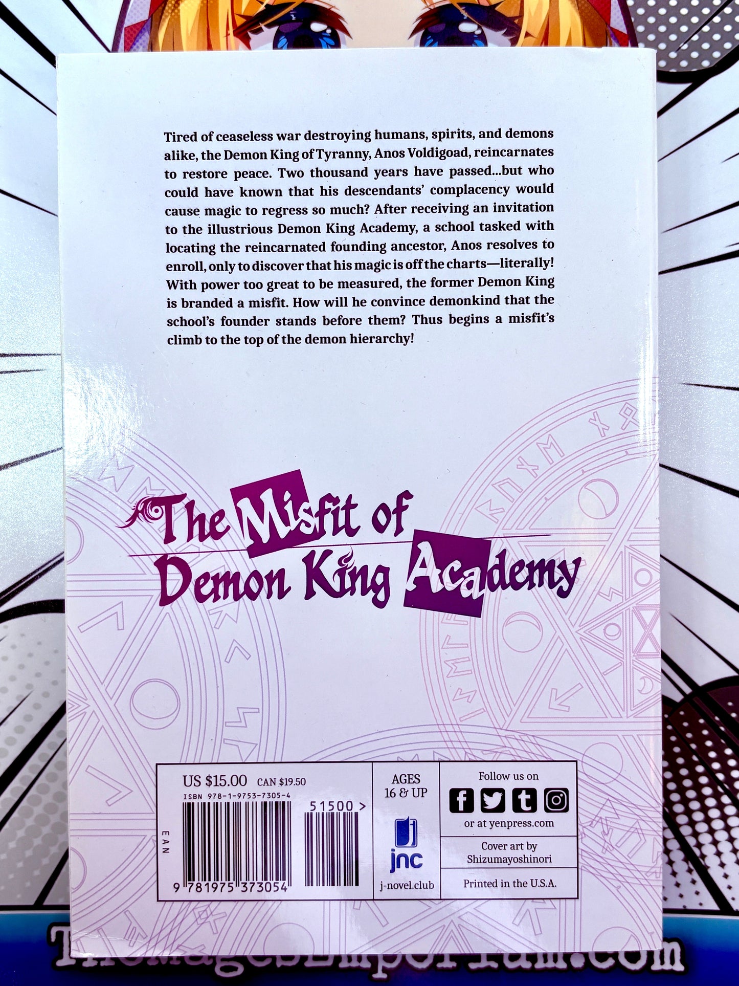 The Misfit of Demon King Academy Vol 1 Light Novel