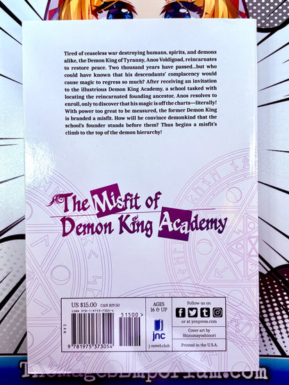 The Misfit of Demon King Academy Vol 1 Light Novel