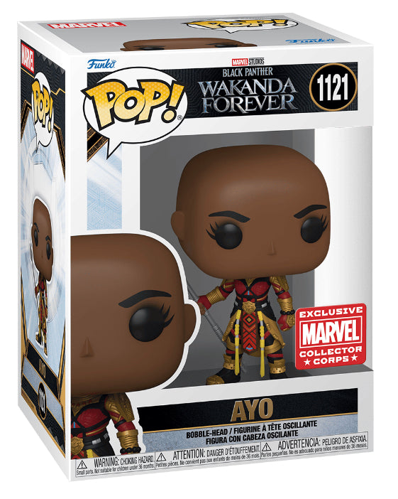 POP! Marvel: 1121 Wakanda Forever, Ayo Exclusive