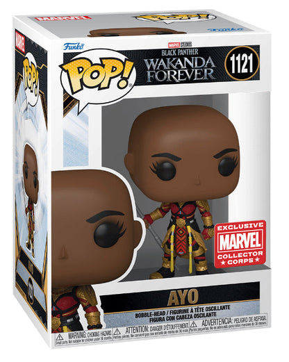 POP! Marvel: 1121 Wakanda Forever, Ayo Exclusive