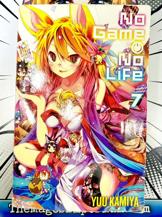 No Game, No Life Vol 7 Light Novel DAMAGED