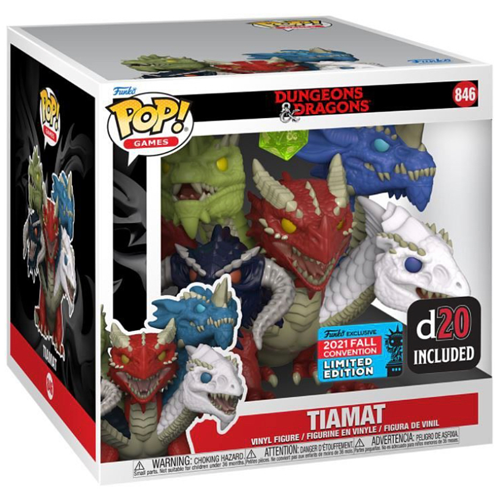 POP! Games (Super Deluxe): 846 D&D, Tiamat (d20) Exclusive