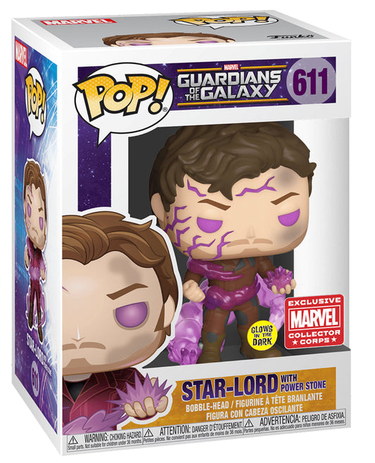 POP! Marvel: 611 GOTG, Star-Lord (GITD) Exclusive