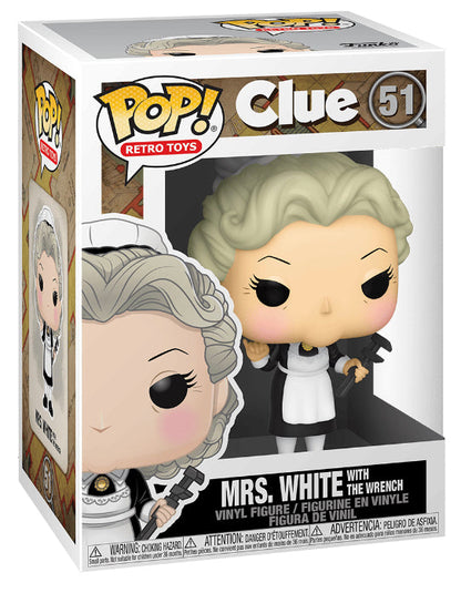 POP! Retro Toys: 51 Clue, Mrs. White (Wrench)