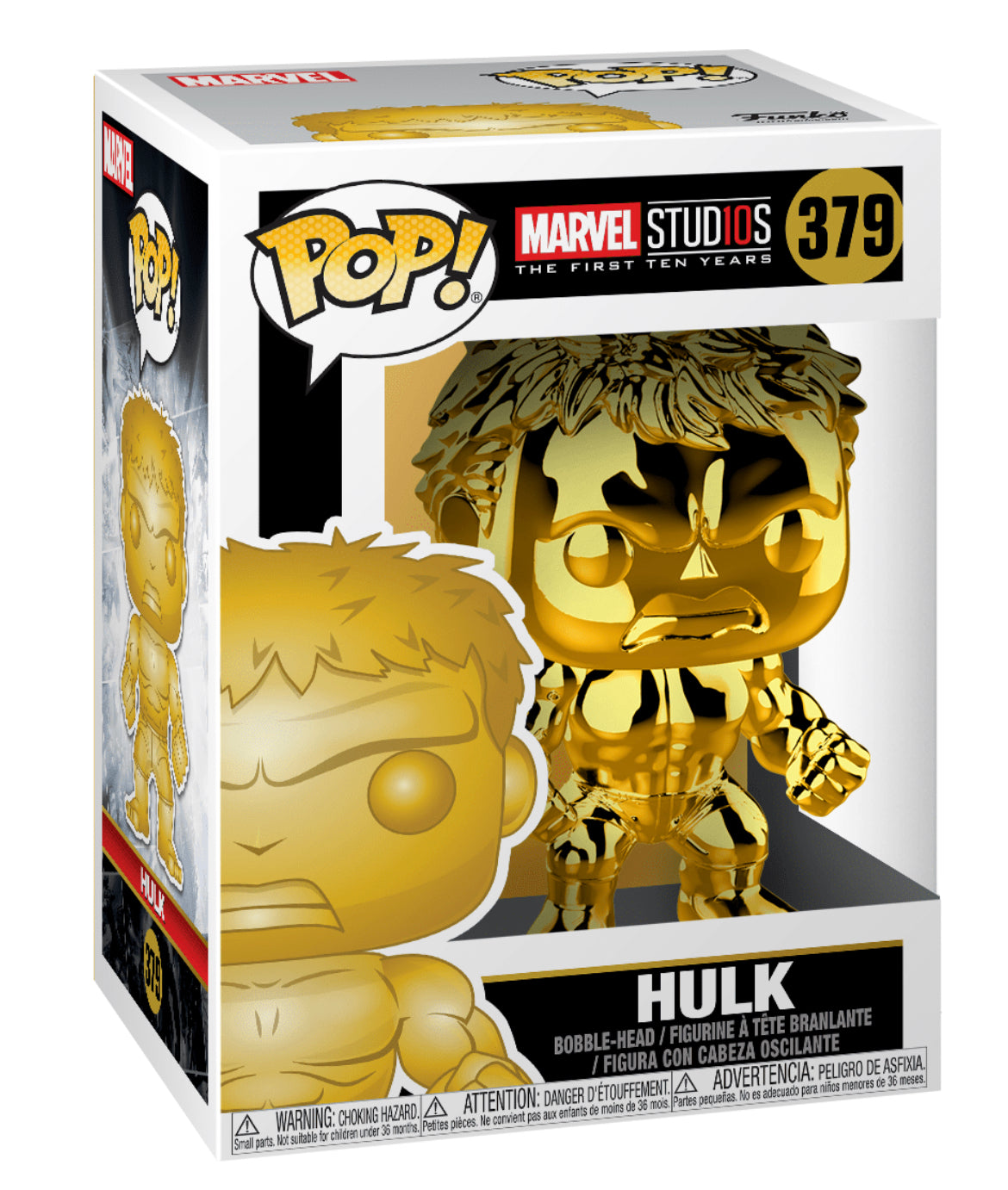 POP! Marvel: 379 Marvel Studios, Hulk (Gold CRM)