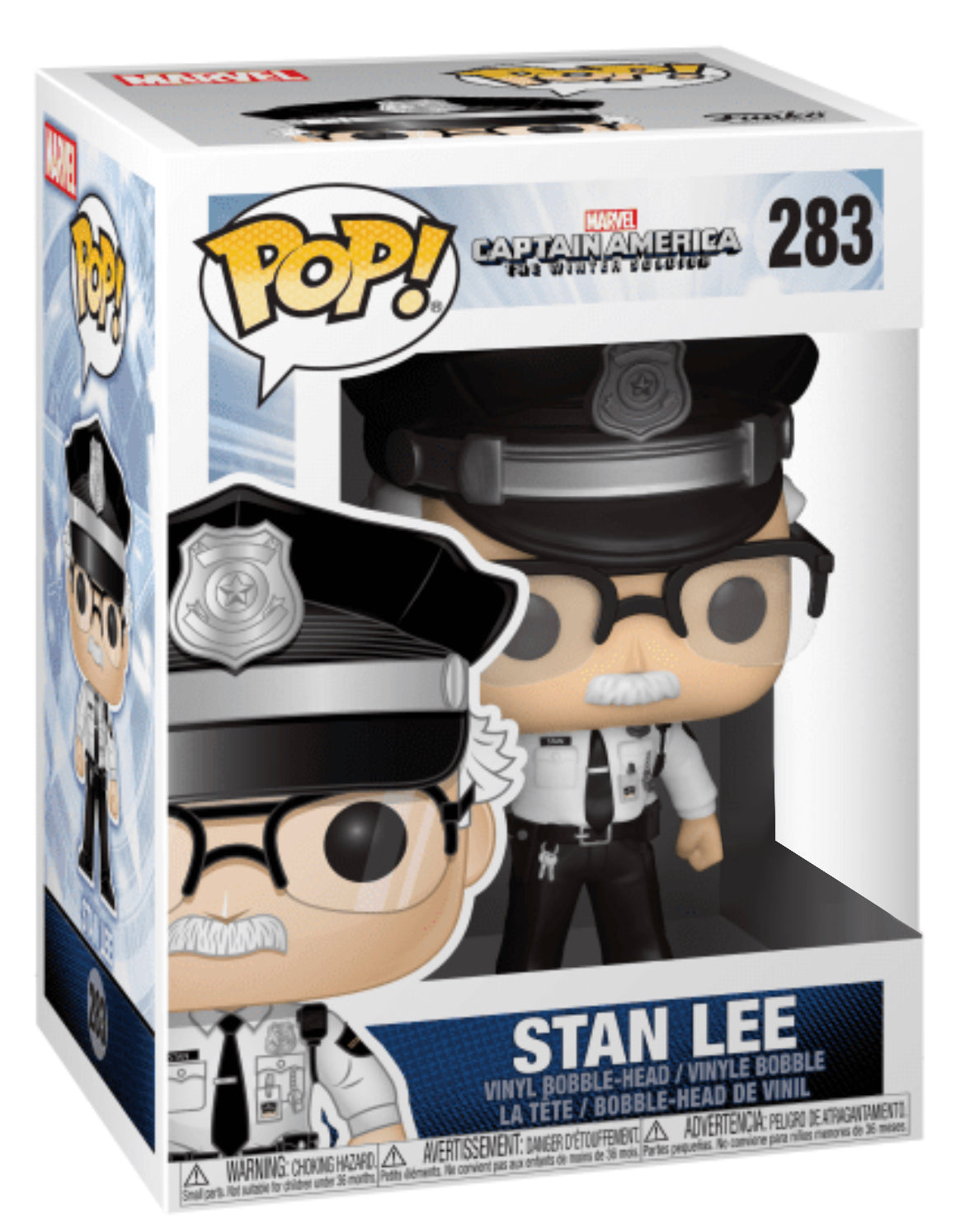 POP! Marvel: 283 CPT America Winter Soldier, Stan Lee Exclusive