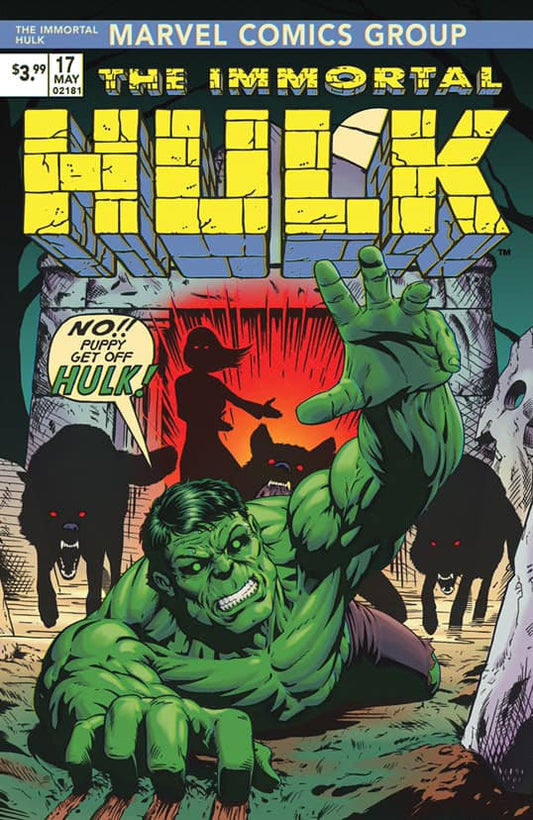 IMMORTAL HULK #17 John Tyler Christopher Crypt Of Shadows 1 Horror Homage Variant (05/15/2019) MARVEL