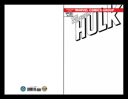 Incredible Hulk 181 Marvel FACSIMILE EDITION 1st Wolverine Blank Sketch Variant (03/27/2019)