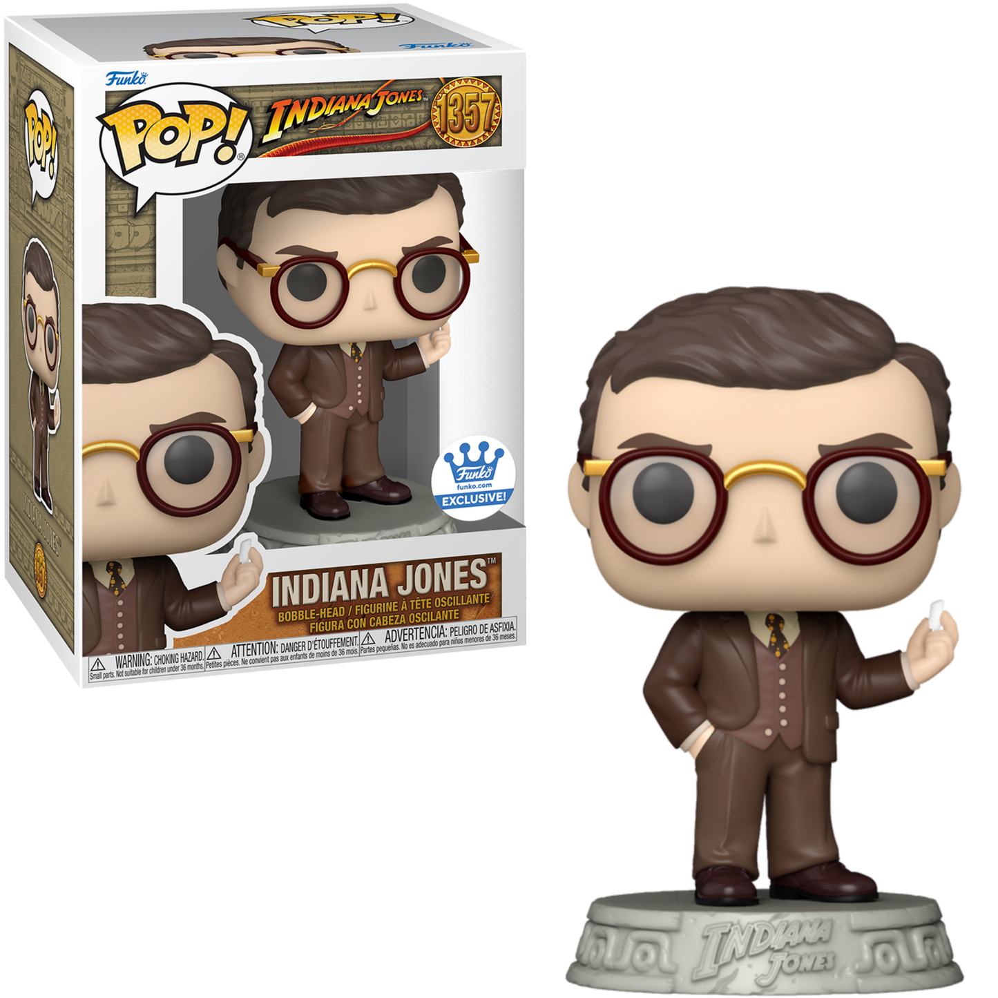 POP! Movies: 1357 Indiana Jones, Indiana Jones (Professor) Exclusive