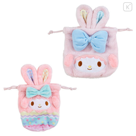 Japan Sanrio Characters Easter Rabbit Drawstring Pouch (2-in-1)