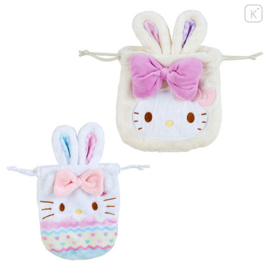 Japan Sanrio Characters Easter Rabbit Drawstring Pouch (2-in-1)