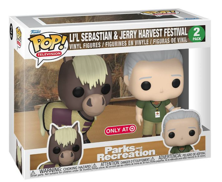 POP! Television: Parks and Rec, Li'l Sebastian and Jerry (2-PK) Exclusive