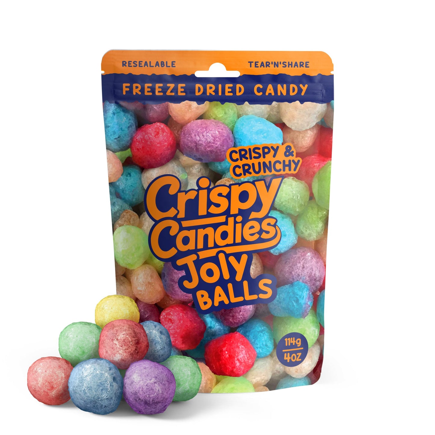 Crispy Candies - Jolly Balls Freeze Dried Candy 114g