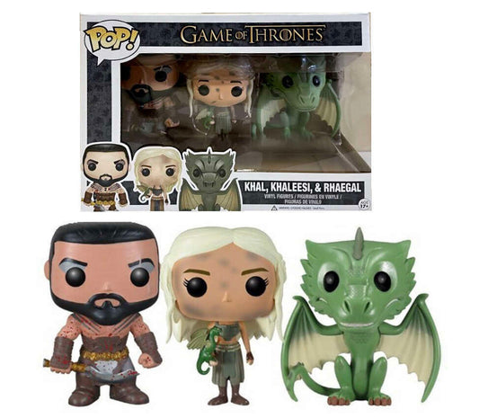 POP! Television: GOT, Khal / Khaleesi / Rhaegal (3-PCK)