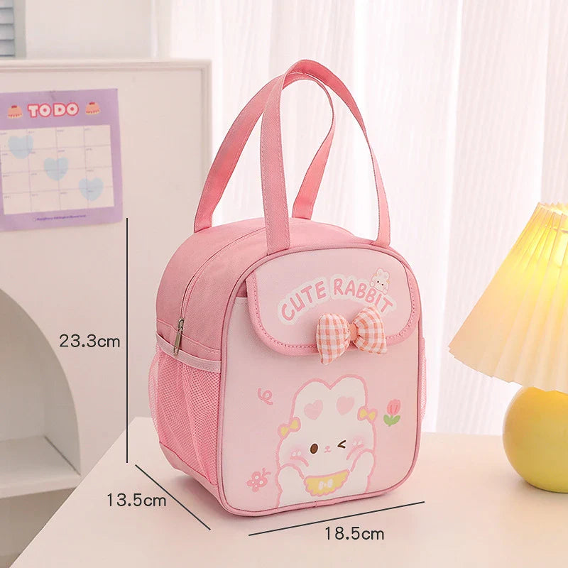 Kawaii Animal Insulated Lunch Bags