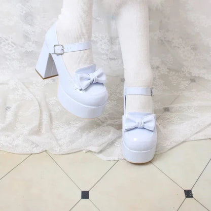 Pastel High Heel Platform Shoes