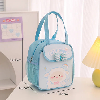 Kawaii Animal Insulated Lunch Bags