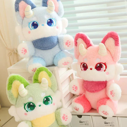 Pastel Fantasy Fox Plushies