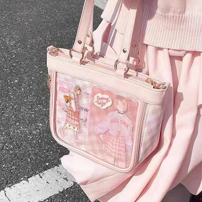 Pastel Gingham Ita Tote Bag