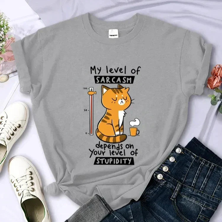 Sarcastic Cat T-Shirt