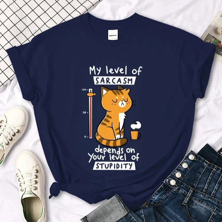 Sarcastic Cat T-Shirt