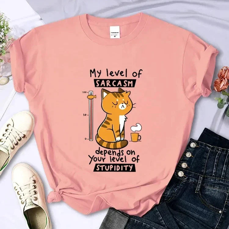 Sarcastic Cat T-Shirt