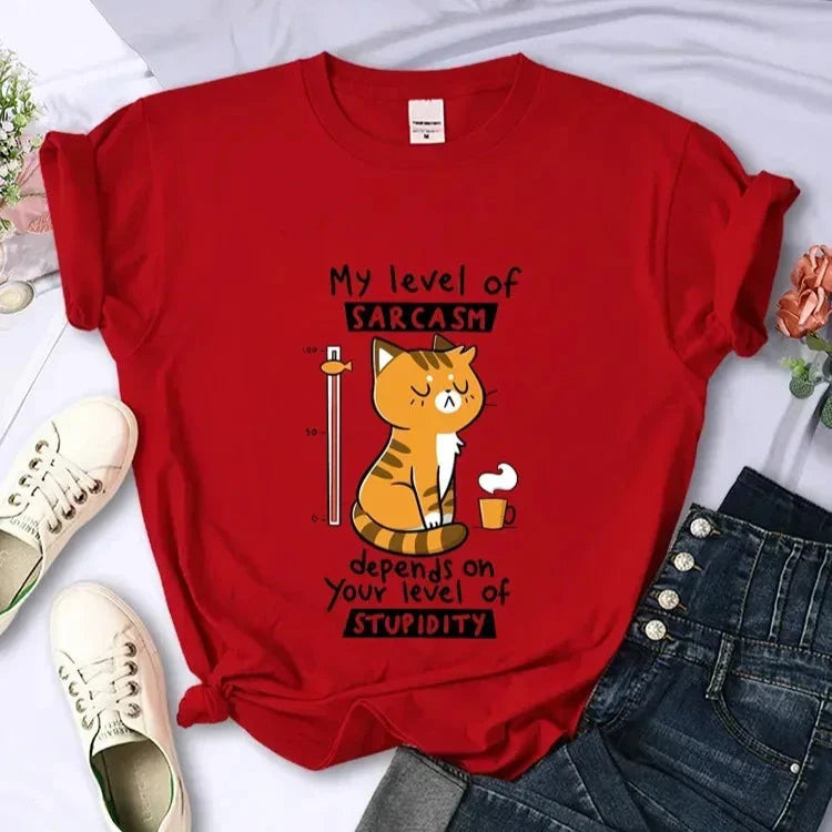 Sarcastic Cat T-Shirt