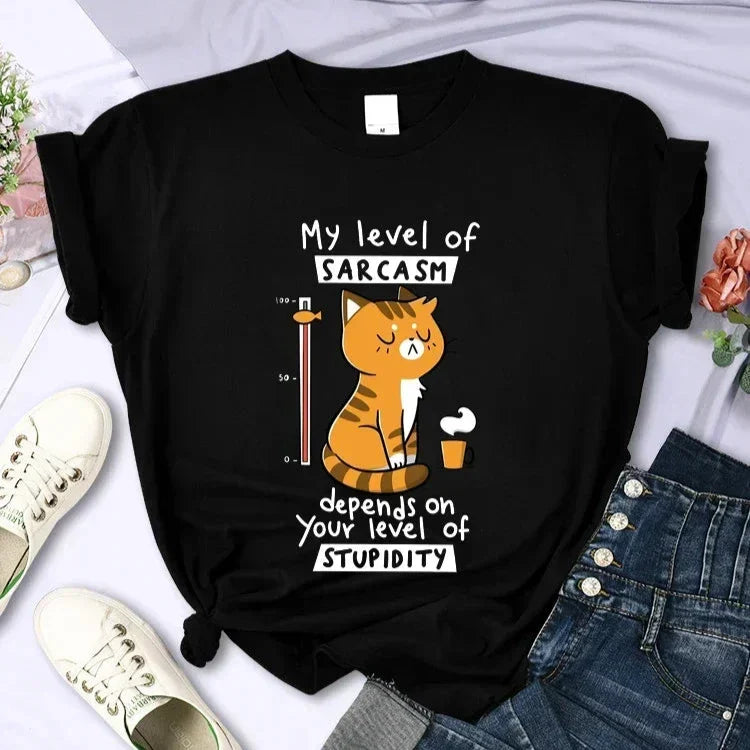 Sarcastic Cat T-Shirt